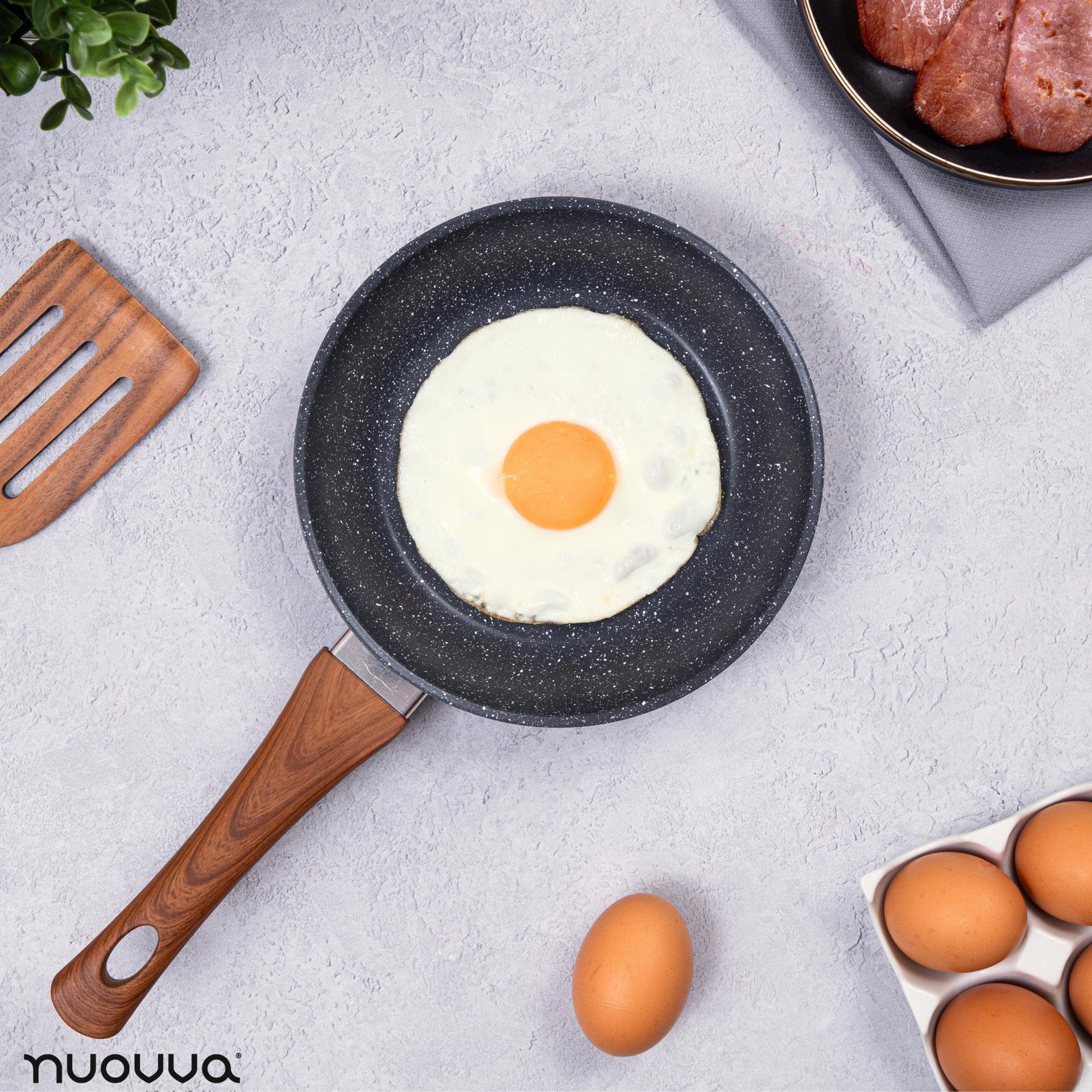 Induction Hob Frying Pan - 18cm - Grey Granite