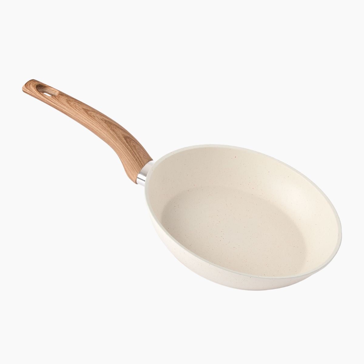 Induction Non-Stick Frying Pan - 20cm - Cream Granite