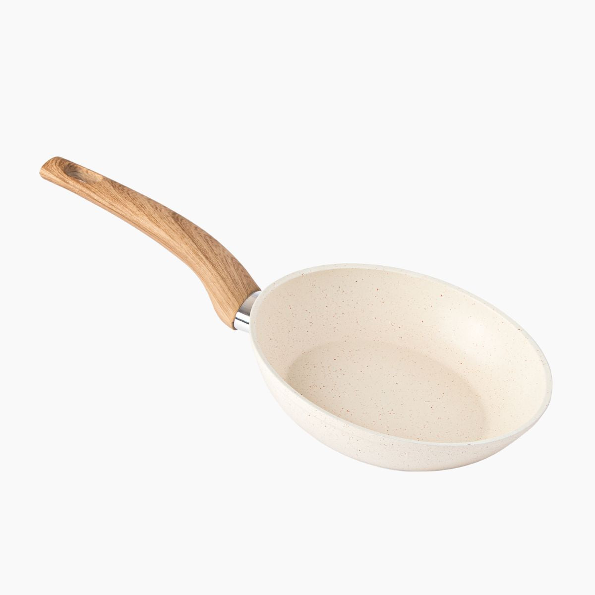 Induction Hob Frying Pan - 18cm - Cream Granite