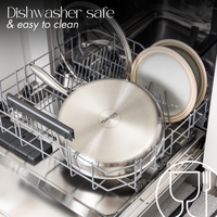 28cm Induction Hob Non Stick Saucepan – Saute Pan with Lid