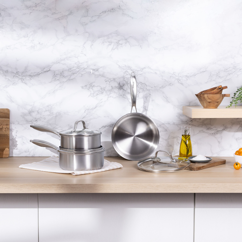 Stainless Steel Saucepan Set (6pcs) User Manual