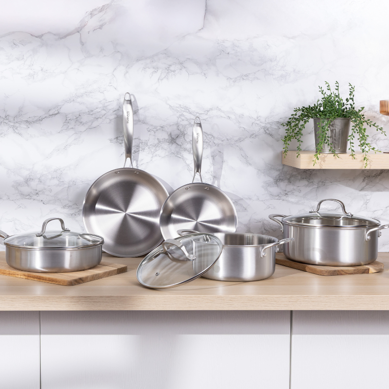 Stainless Steel Cookware Set (8pcs) User Manual