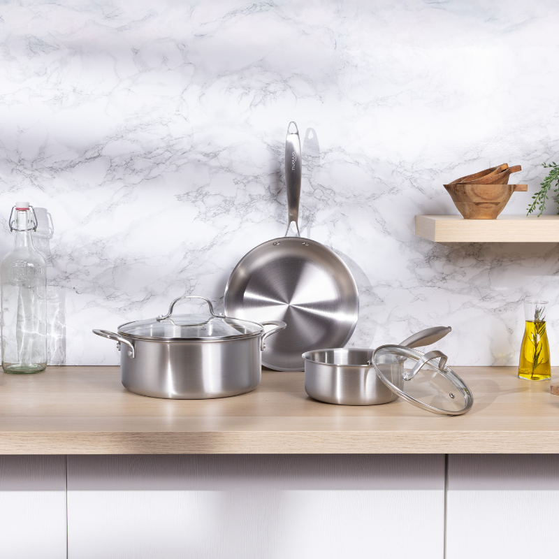 Stainless Steel Cookware Set (5pcs) User Manual