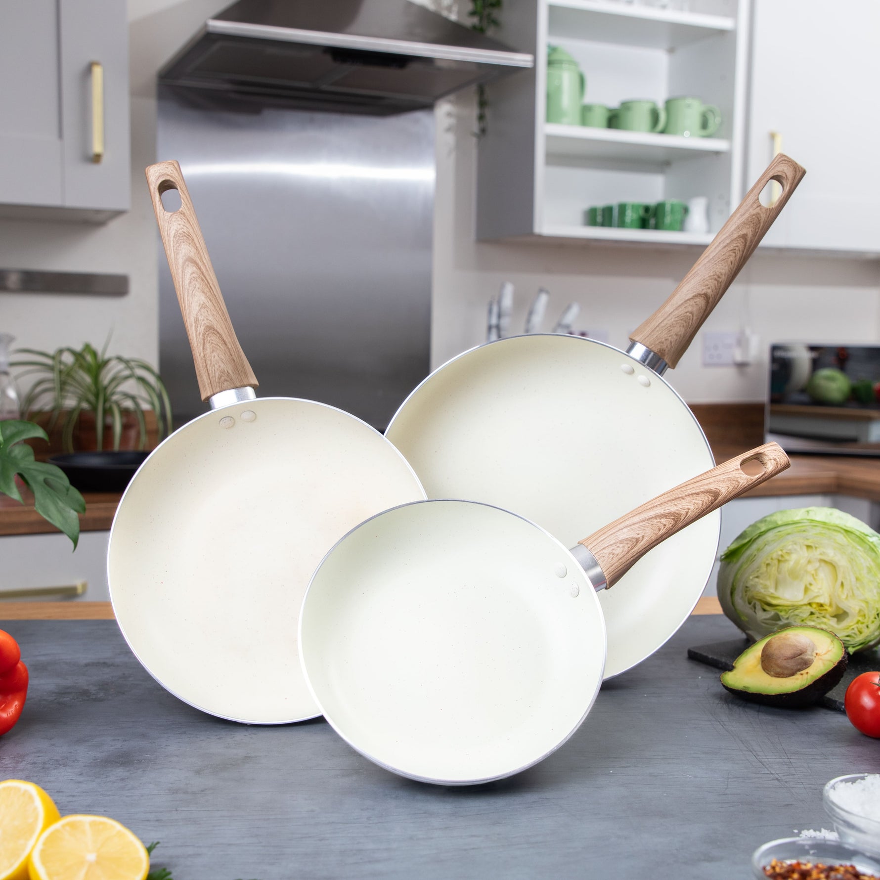 3 Piece Frying Pan Set User Manual
