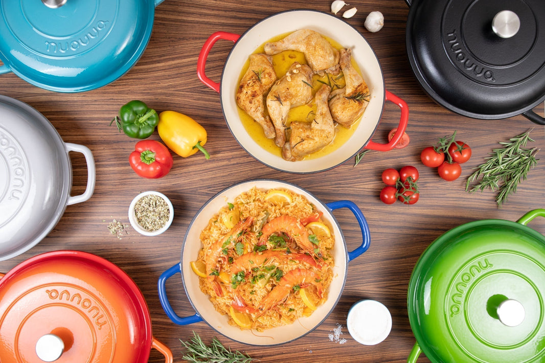 Shallow Cast Iron Casserole Pot User Manual