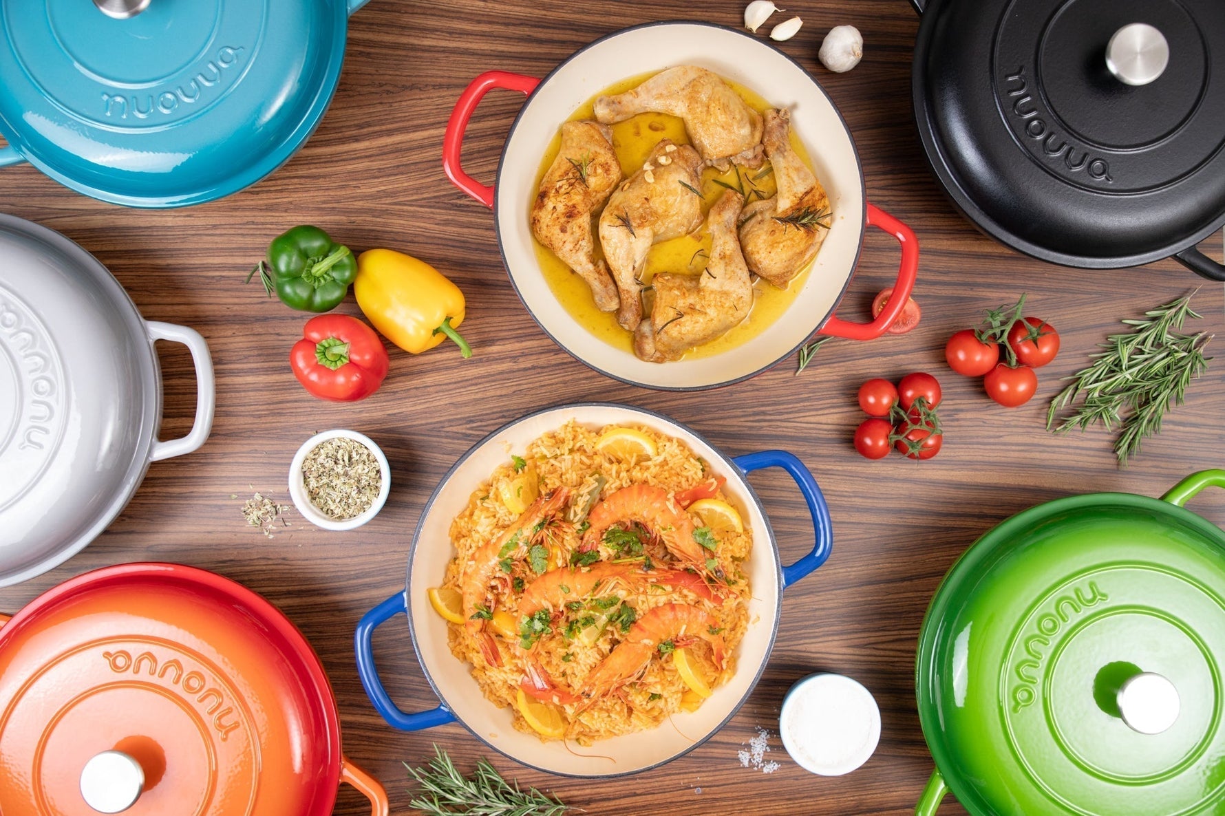 Shallow Cast Iron Casserole Pot User Manual