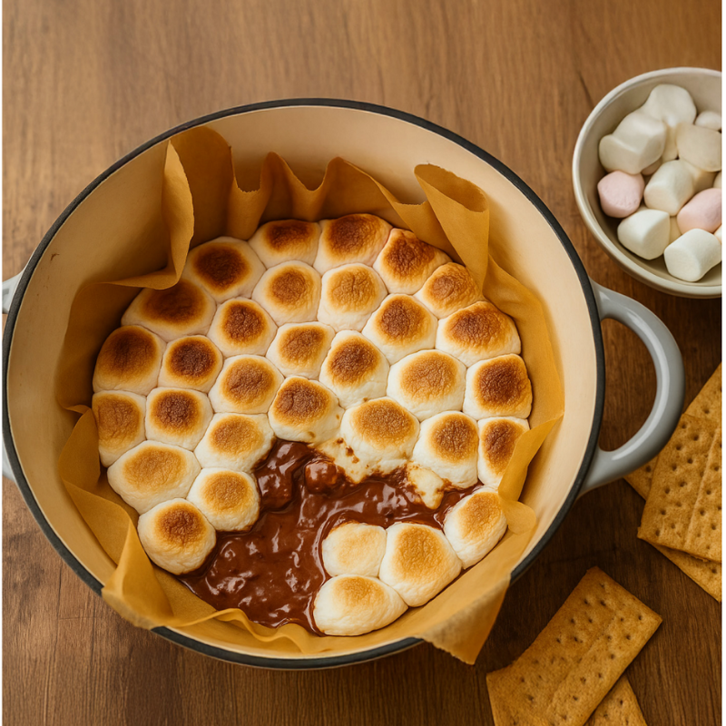 S'mores in the Nuovva Dutch Oven
