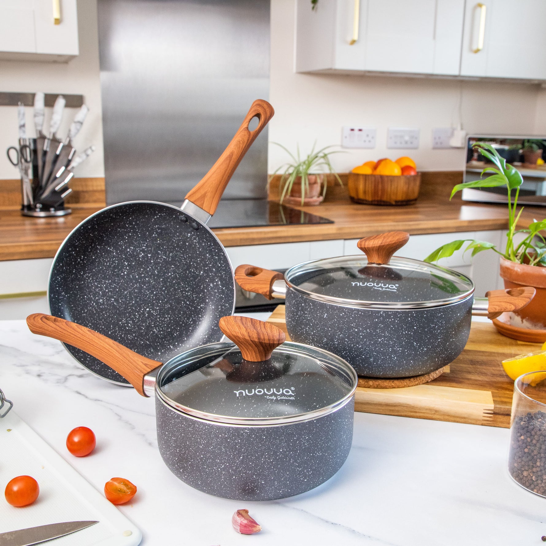5 Piece Granite Cookware Set User Manual