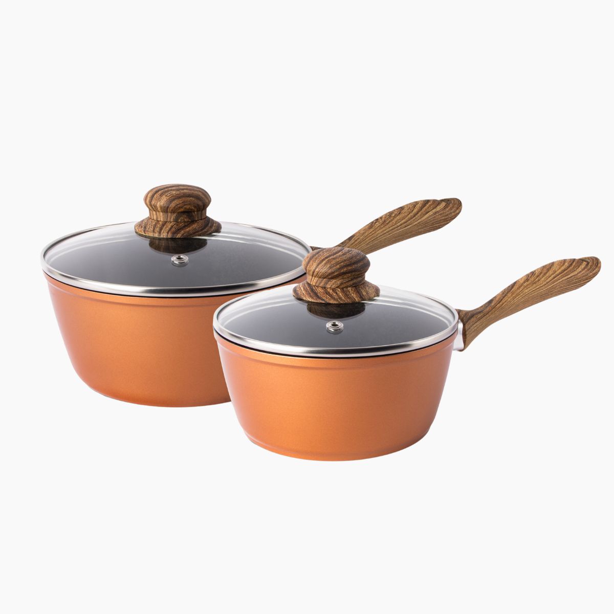2 Piece Saucepan Set Lids – 16cm 18cm