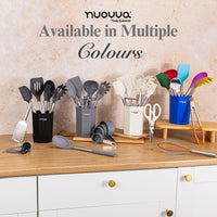 Nuovva 36pcs kitchen utensil set with stainless steel available in multiple colours