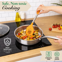 Chemical free, BPA free food grade safe, non-toxic cooking utensils