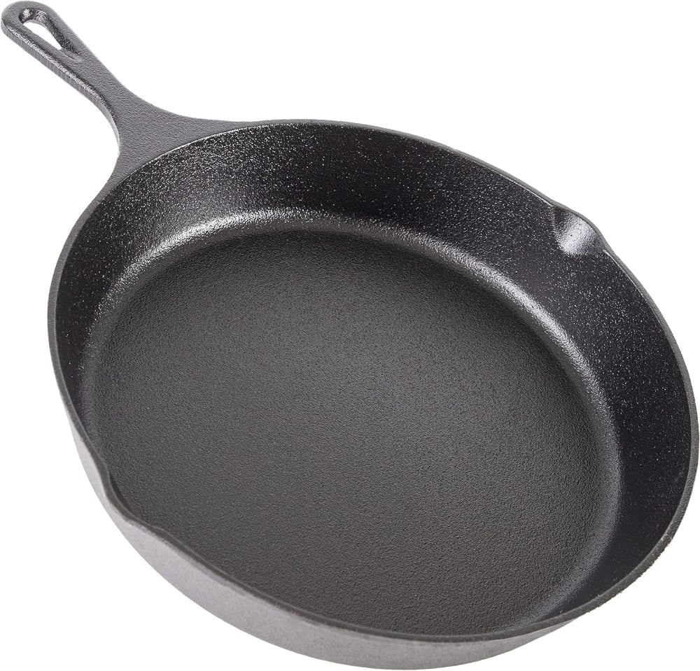  cast iron skillet on a white background