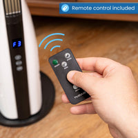 Portable tower fan with remote control included