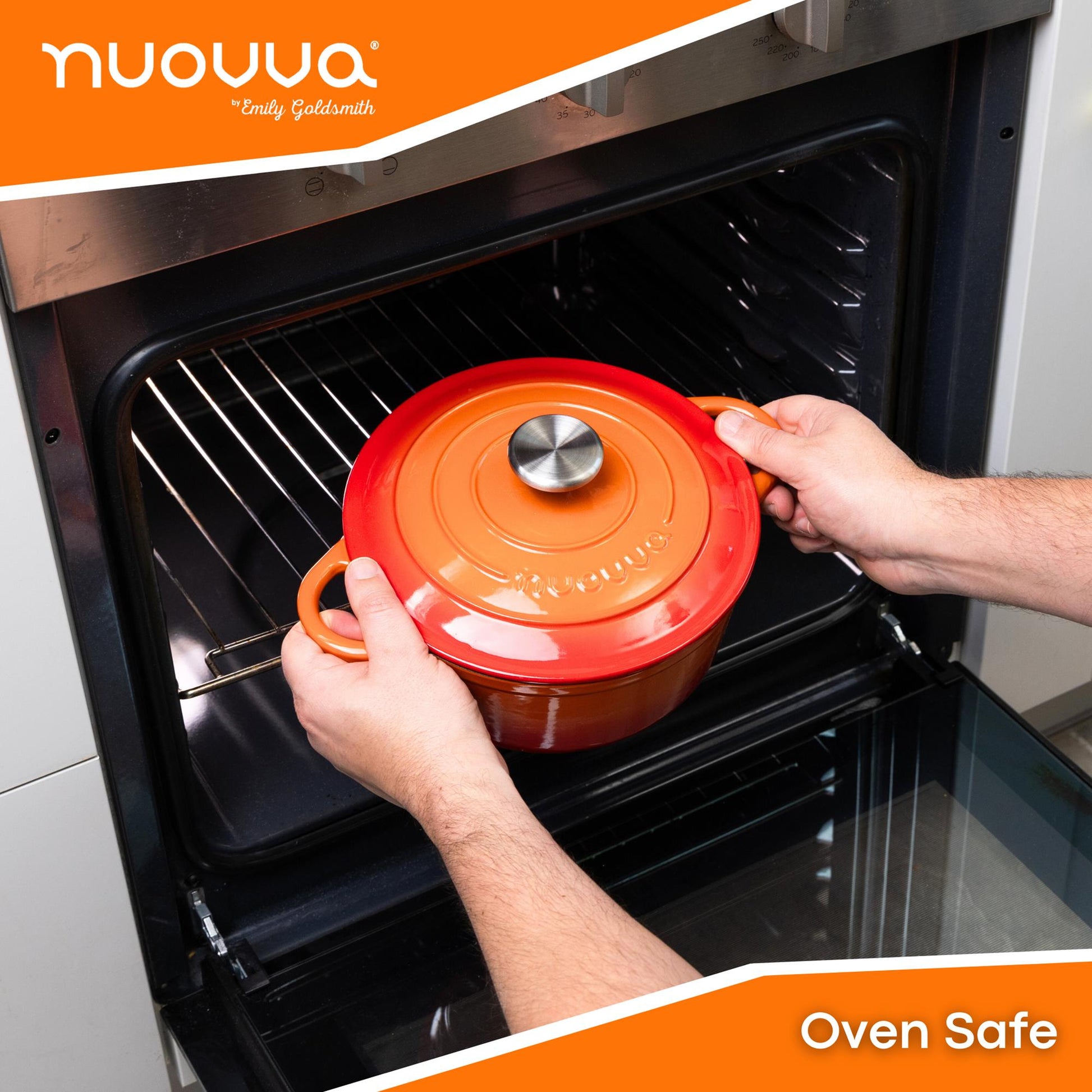 nuovva oven safe Dutch oven with lid