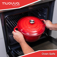 Nuovva oven safe Dutch oven with lid
