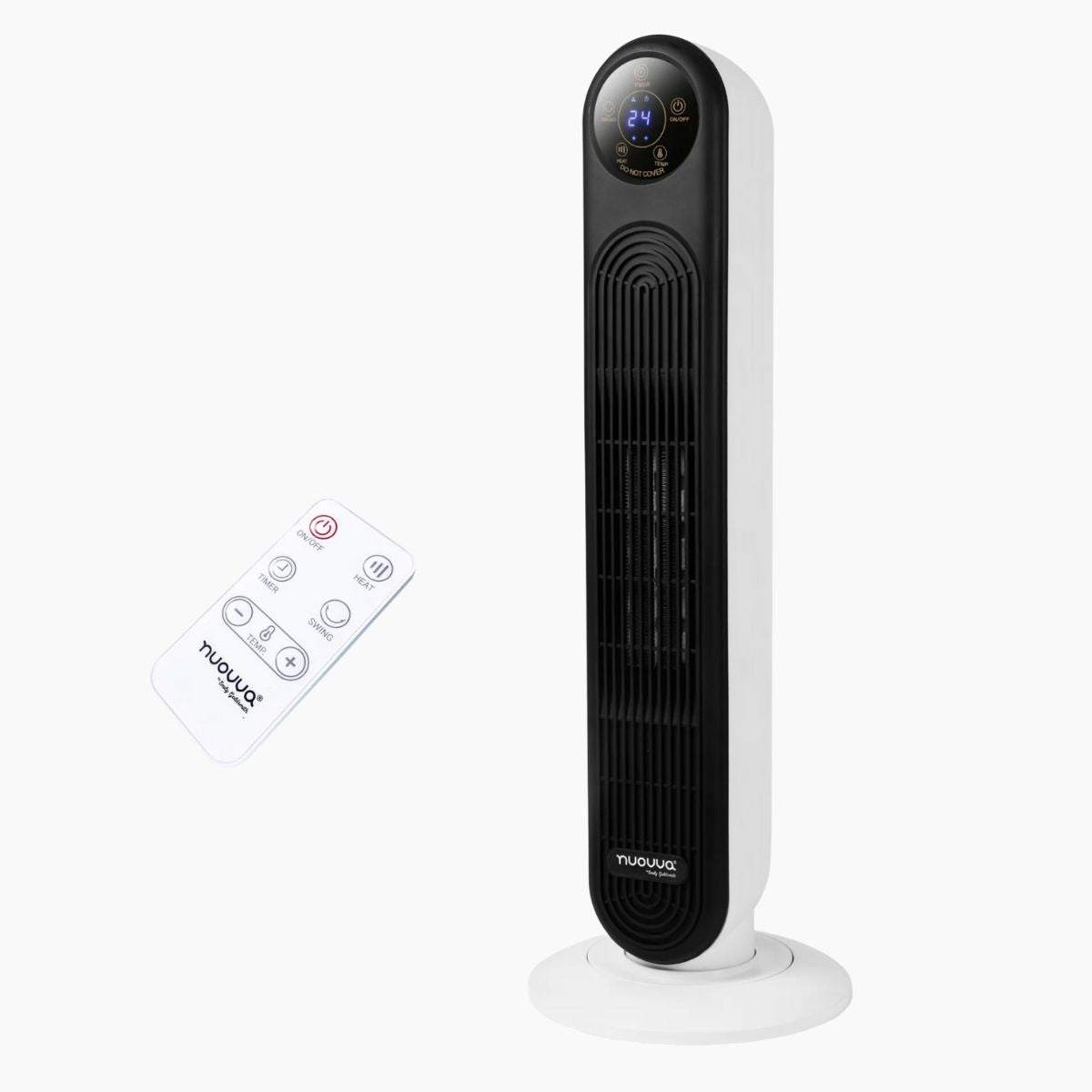 Nuovva tower heater with remote control and oscillation 