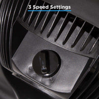 Powerful Electric Turbo Desk Fan with 3 Speed Levels. 