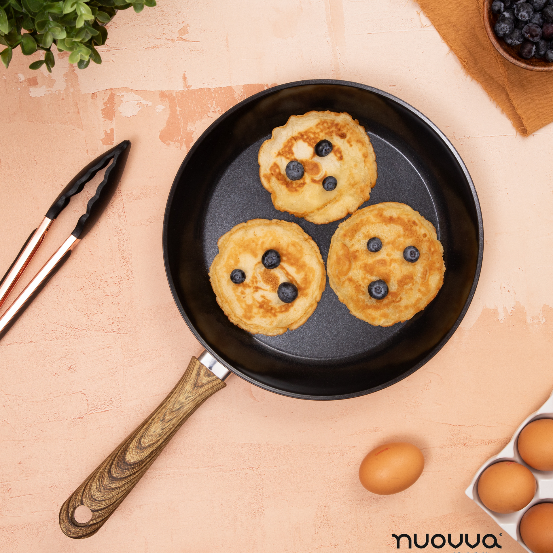 Induction Non-Stick Frying Pan - 26cm - Coppper