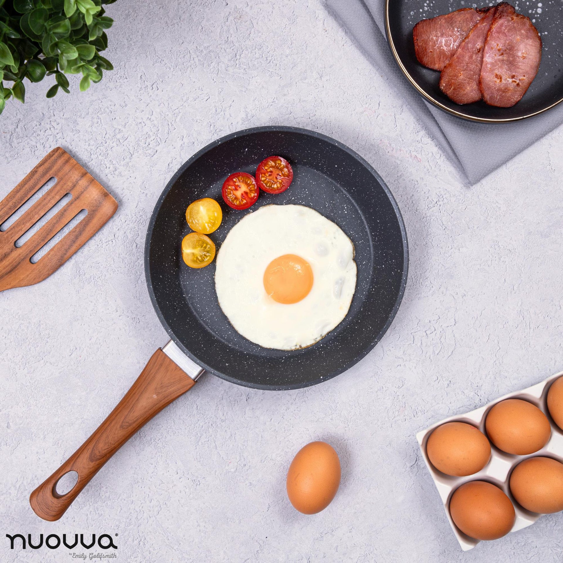 Induction Non-Stick Frying Pan - 20cm - Grey Granite