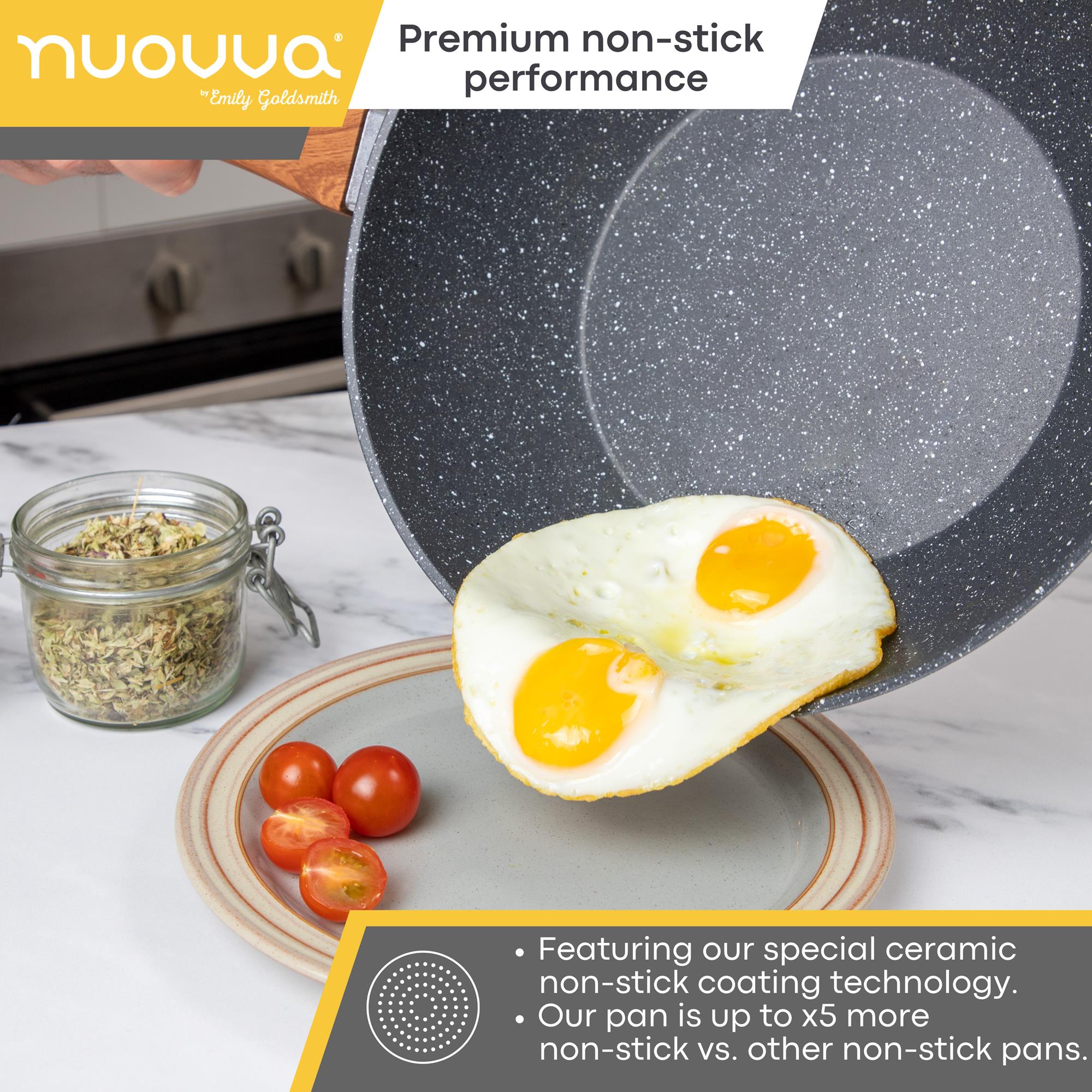 Nuovva premium non-stick cookware with ceramic coating
