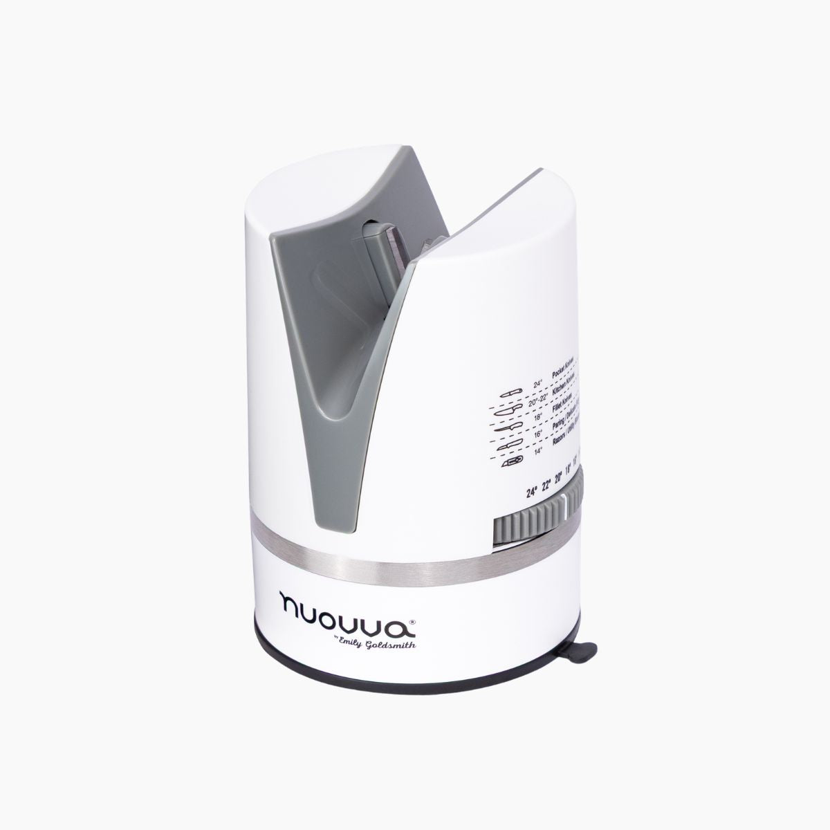 Nuovva best knife sharpener for chef's knives and scissors, perfect for all kitchen chefs