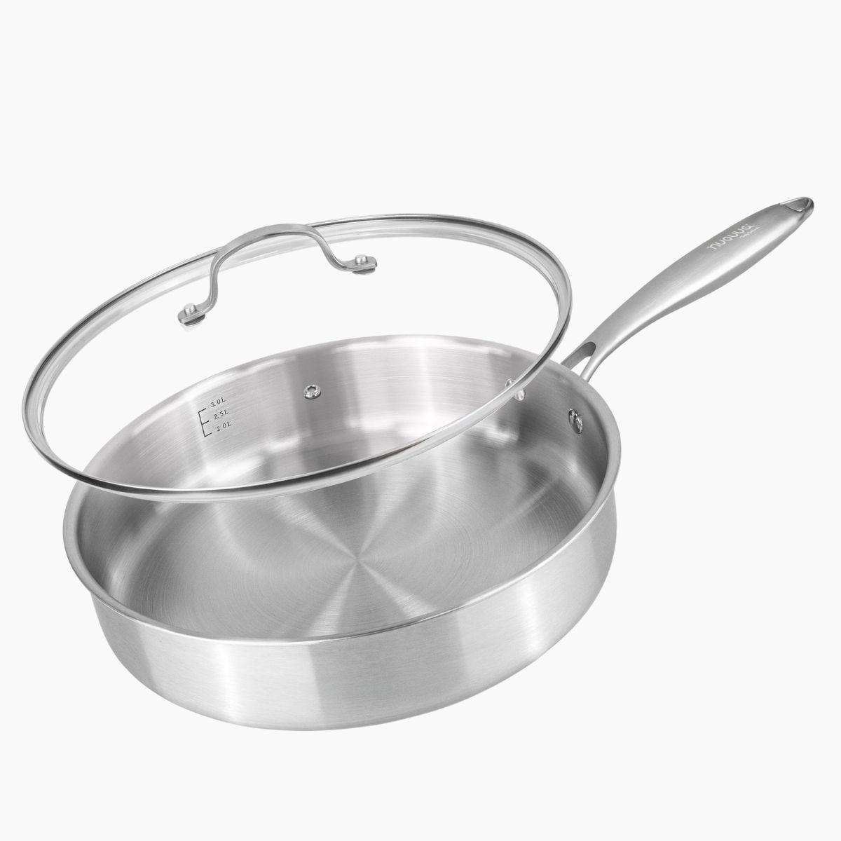 28cm Induction Hob Non Stick Sauté Pan with Lid