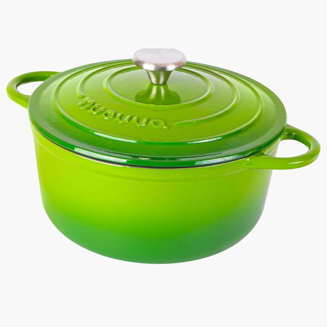 Cast Iron Dutch Oven with Lid - 22cm(2.9L) Light Green