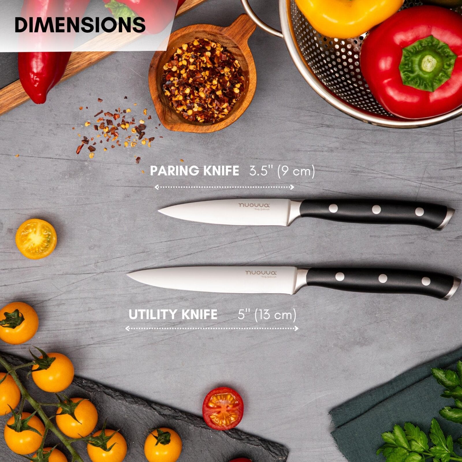 paring and utility x2 set dimensions_213882652